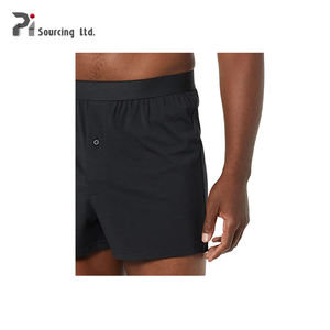 Calzoncillos bóxer de algodón para hombre, ropa interior sin costuras con logotipo personalizado, diseño elástico, 2023 - Product Image 4