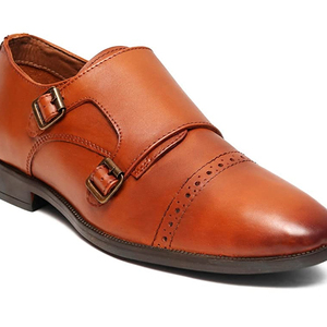 รองเท้าหนังสีน้ำตาลพรีเมียมสำหรับผู้ชาย คุณภาพสูง ดีไซน์หรูหรา พื้นรองเท้าทนทาน รองเท้าหนังสีดำคุณภาพสูงสำหรับงานที่เป็นทางการ - Product Image 4