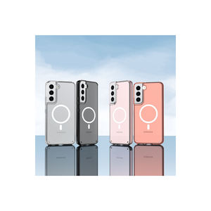 Funda de Silicona Transparente Blanca de Lujo con Carga Inalámbrica Tacsafe NXXA Compatible con Galaxy S23 Plus, Funda para Teléfono Móvil con Logotipo - Product Image 3