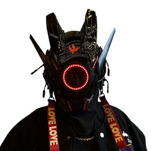Máscara de Ropa Tecnológica Futurista Cyberpunk, Accesorio para Disfraces de Cosplay - Product Image 2