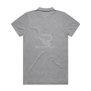 Chemise pour homme 100% coton, séchage rapide, respirante, impression de logo personnalisée de haute qualité, golf, 260g - Product Image 4