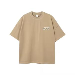 Venta al por mayor peso pesado hombres ácido lavado Camiseta 100% algodón personalizado en blanco piedra lavado Vintage recortado diseño - Product Image 4