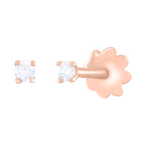 Pendientes de gota de diamante de oro de 18 quilates de moda para mujer para boda o fiesta accesorio de moda - Product Image 2