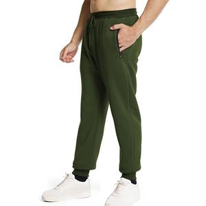 Pantalon de survêtement taille haute en toile extensible confortable pour homme Pantalon de tous les jours avec ceinture élastique et poches braguette à fermeture éclair Taille XL - Product Image 6