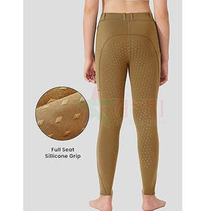 Spandex/Polyester Blend Women's Winter Riding <b>Leggings</b> Soft <b>Warm</b> Stretch Waterproof Windproof Horse Riding Jodhpur & Breeches - Product Image 2