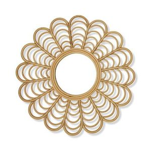 Miroir mural rond en rotin de taille personnalisée, cadre en rotin, miroirs décoratifs, canne naturelle pour la décoration intérieure - Product Image 6