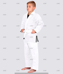 Uniformes de Jiu Jitsu Brasileño Duraderos y Transpirables al por Mayor para Niños en 100% Algodón, Logotipos Personalizados, Múltiples Posiciones (Tela de 400g) - Product Image 5