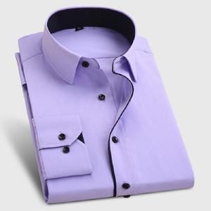 Camisa de vestir para hombre, esmoquin de negocios, trajes de 3 piezas, camisas formales profesionales de oficina - Product Image 5