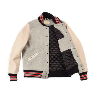 Veste universitaire de baseball collégial de style sport de club OEM design d'équipe personnalisé veste de vêtements d'extérieur pour hommes avec impression de lettres audacieuses - Product Image 2