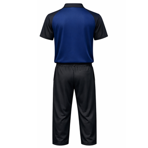 Uniforme de Cricket Azul Rey OEM para Hombre, Jersey y Pantalones de Cricket con Gráfico en Forma de V Sublimado, Ropa Profesional para Partidos de Equipo - Product Image 2