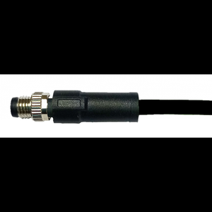 M8 D Code mâle droit 0 degré 4 broches 4*0.34 Mm2 blindé en PUR noir Cable-10Mtr IP68 évalué en alliage de cuivre Contacts boîtier en TPU - Product Image 4
