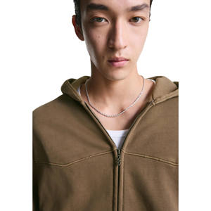 ชุดเสื้อสเวตเชิ้ตผู้ชายวินเทจมีฮู้ดกางเกงสเวตเชิ้ตผ้าฝ้าย100% ย้อมสีย้อม360กรัมพอดีกับเชือกผูกปากถุงผ้าฟลีซเป็นมิตรต่อสิ่งแวดล้อมสำหรับฤดูหนาว - Product Image 4