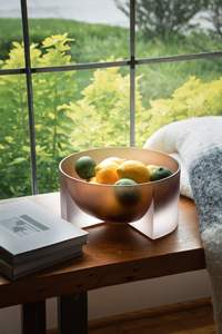 EXPERIENCE ARTISANS Friendly Modern Fancy Round Big Size Resin Bols à fruits et à salade avec des bols de service faits à la main de qualité supérieure - Product Image 3