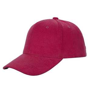 Cappellino da Baseball in Velluto a Coste Viola a 5 Pannelli, Chiusura Regolabile con Fibbia, Unisex, Stile Sportivo Casual, Quattro Stagioni, Tinta Unita, Taglia Adulto - Product Image 3