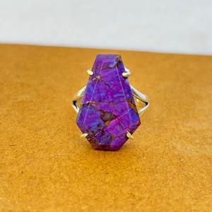 Vente en gros de bijoux de mariage en argent sterling 925 pour femmes bague de marquise turquoise en cuivre Mohave violet originale prix d'usine - Product Image 1