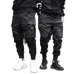 Men's Multi Pocket <b>Sweatpants</b> 2 in 1 Joggers Men Track Pants Streetwear Built-in Pocket Sports Trousers - Product Image 1