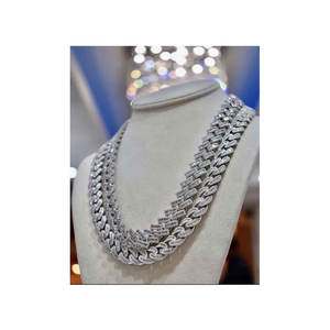 <b>Top</b> Selling Luxury Anniversary Wedding Fashion Jewellery 10K Gold Miami Cuban <b>Chain</b> Diamond <b>Chain</b> - Product Image 1