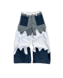 กางเกงยีนส์ทรงตรงสำหรับผู้ชายกางเกงยีนส์ทรงหลวมสไตล์ใหม่ที่กำหนดเองขายส่ง - Product Image 1