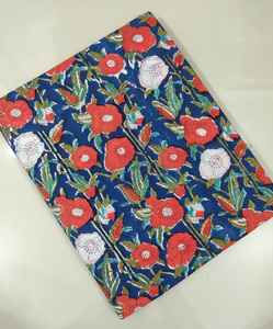 100%Cotton Hand Block Printed Fabric Handcrafted Jaipur Heritage Traditional Eco Friendly Breathable Block Print Cotton Fabric - Product Image 4