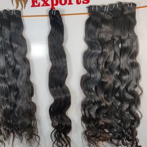 Paquetes alineados de cutícula Virgen sin procesar 100% Color negro Cabello largo Bodywave Extensiones de cabello humano de templo indio sin procesar - Product Image 5