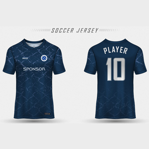 ชุดเสื้อเจอร์ซีย์ฟุตบอลกางเกงขาสั้นพิมพ์ลายซับลิเมชันชุดทีมระบายอากาศได้อย่างรวดเร็วบริการ OEM/ODM - Product Image 2