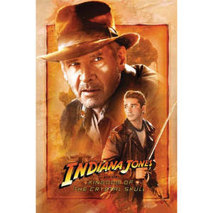 Indiana Jones Postcard-Kingdom of the Crystal Skull Made of Durable <b>Paper</b> - Product Image 1