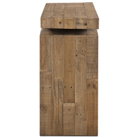 Table de console en bois conçue sur mesure de vente chaude pour la maison décorative