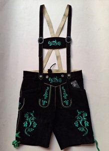 Pantalones cortos bávaros Lederhosen Unisex hechos a medida de alta calidad Original de cuero impreso Casual High Boys fabricante de fábrica - Product Image 5