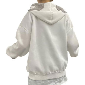Sudaderas con capucha de algodón 100% de alta calidad para hombre, sudaderas con capucha mezcladas de algodón básicas de temporada de invierno con cremallera completa de secado rápido - Product Image 4