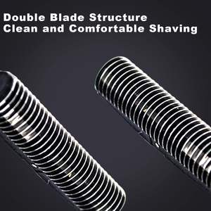 Cabezales de Repuesto para Afeitadora Eléctrica de Doble Cuchilla, Resistentes al Agua IPX7, Lavables, para Uso Facial, Aptos para Autocaravanas - Product Image 2