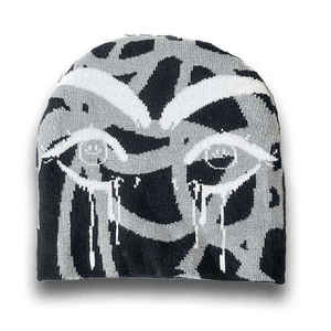 Gorro de punto de una sola capa cálido de otoño para hombres y mujeres, gorros deportivos al aire libre de diseñador personalizado con alta elasticidad - Product Image 2