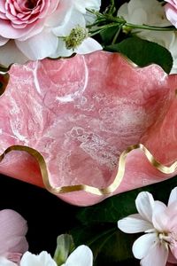 Cuenco de resina hecho a mano, centro de mesa artístico para mesa de comedor, elegante, decorativo, moderno, versátil, lujoso, para servir en el hogar - Product Image 5