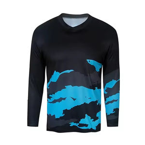 Fourniture directe d'usine maillots de pêche personnalisés à sublimation complète 100% polyester quantité en vrac 2024 vente - Product Image 4