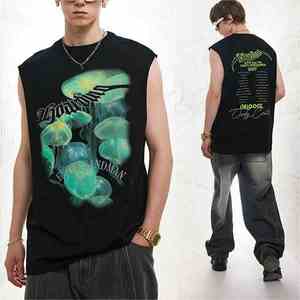 เสื้อกล้ามเล่นกีฬาสำหรับผู้ชายชุดออกกำลังกายแบบถักระบายอากาศได้ดีปรับแต่งได้ - Product Image 2