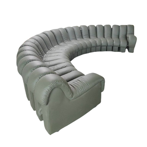 Canapé-<span class=keywords><strong>lit</strong></span> modulaire moderne sans fin, forme <span class=keywords><strong>de</strong></span> <span class=keywords><strong>serpent</strong></span>, canapé design pour hôtel, maison, cuir véritable, longs canapés pour salon - Product Image 2