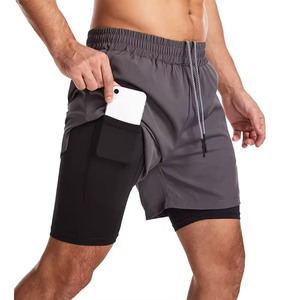 Short de sport léger et respirant à séchage rapide pour hommes High Street Style Gym Shorts avec poches Plus Size Meilleure qualité pour adultes - Product Image 1