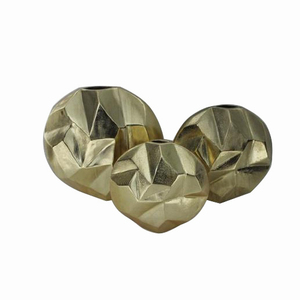 Florero de Metal con acabado antiguo, florero de diseño exclusivo para el hogar o la fiesta, accesorios de decoración, florero de aluminio - Product Image 3