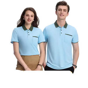 Polos de algodón y poliéster para hombre, venta al por mayor, camiseta bordada personalizada, Polo personalizado con absorción de humedad de alta calidad - Product Image 5
