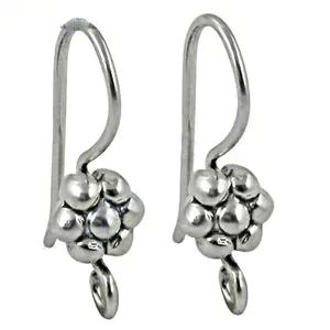 Pendientes de Plata 925 con Diseño de Flor para Mujer, Joyería de Moda - Product Image 2