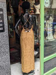 2025 élégant luxe broderie soirée robe de soirée pour les femmes Sexy côté fente robe de Cocktail antistatique droite Silhouette - Product Image 5