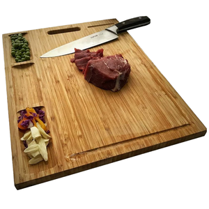 Tabla de Cortar Rectangular de Madera Artesanal Moderna, Patas Cortas, Grano Natural, 2.0 cm de Grosor, Apta para Lavavajillas, Sostenible para la Cocina - Product Image 1