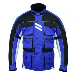 Guerrero de cuero de invierno de talla grande transpirable impermeable CE chaqueta de moto blindada - Product Image 3