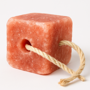 Bloque para lamer sal natural del Himalaya 100% para embalaje de logotipo personalizado de animales y suministro al por mayor de OEM con orificio de cuerda - Product Image 3
