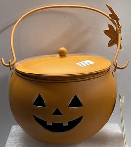 Vieux métal rustique Halloween célébration bougeoir lanterne bougie pot prix de gros de l'usine - Product Image 4