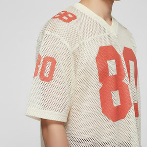 Maillot de football à manches courtes pour homme, imprimé, respirant, ample, en maille, 100% polyester, personnalisable pour équipe, vente chaude - Product Image 5