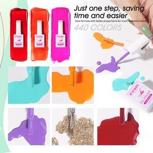 طلاء أظافر R S <span class=keywords><strong>3</strong></span> في <span class=keywords><strong>1</strong></span> ألوان نقع من جيل خطوة واحدة للبيع بالجملة مستلزمات الأظافر شعار مخصص طلاء أظافر 15 نباتي بالأشعة فوق البنفسجية - Product Image 3