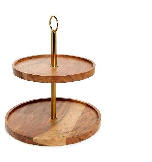 Unique Pastry Bread Cake Display Rack Hot Sale Cake Stand Board Wholesale Pine Wood Cake Tools