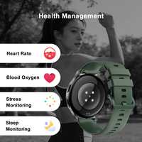 Montre connectée M66A, écran AMOLED de 1,43 pouce, appels Bluetooth, plus de 100 modes sportifs, moniteur de fréquence cardiaque, moniteur d'oxygène sanguin, montre de fitness