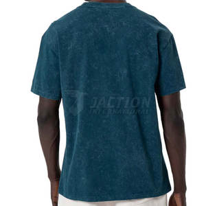 Nuevos adultos, venta al por mayor, precio barato, Camisetas estampadas para hombres, ajuste holgado, 100% algodón, camisetas transpirables de lavado ácido más vendidas - Product Image 4