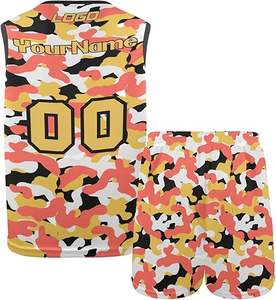 Uniforme de basket-ball de haute qualité, léger, respirant, grande taille, couleur personnalisée pour hommes adultes - Product Image 5